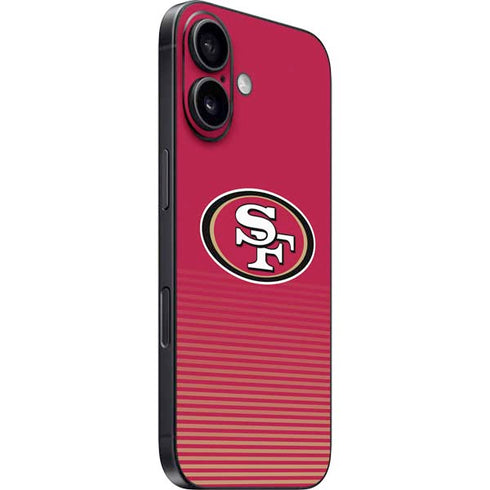 NFL San Francisco 49ers Breakaway iPhone 16 Plus Skin